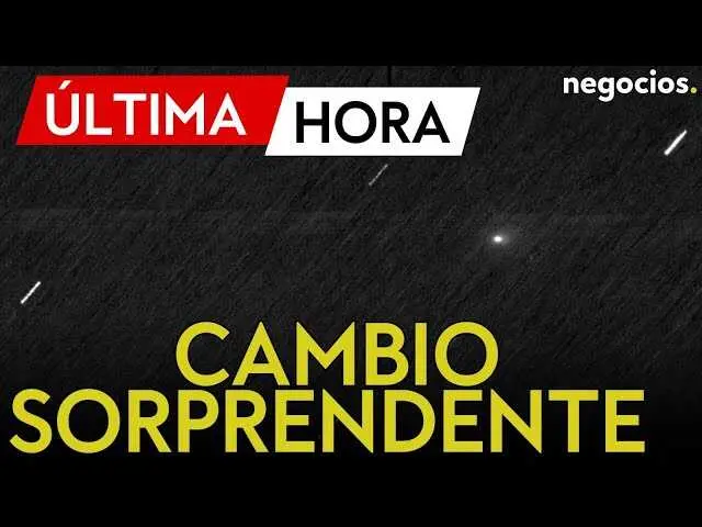 Imagen de 3I/Atlas mostrando la transformación de un punto luminoso a una cola brillante, captada entre el 10 y 11 de noviembre.<br>                        <br>                        <br>                        <br>                      