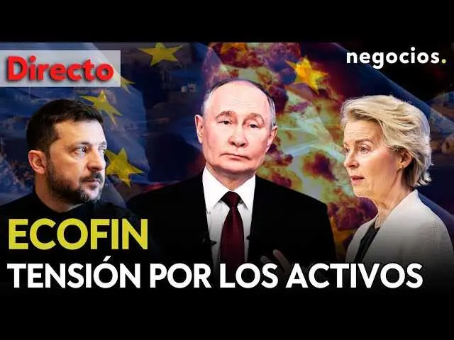 Ministros de Economía y Finanzas de la Unión Europea reunidos en Bruselas para debatir sobre activos rusos y ayuda a Ucrania<br>                        <br>                        <br>                        <br>                      