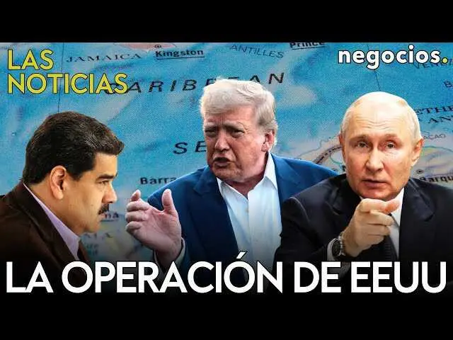 Imagen ilustrativa del despliegue militar en el Caribe con líderes de Rusia, Venezuela y representantes de China observando la situación.<br>                        <br>                        <br>                        <br>                      