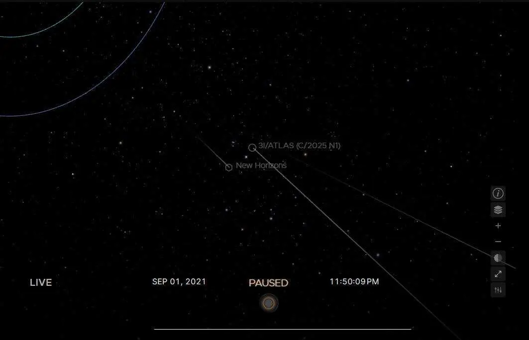3I/Atlas pasó cerca de New Horizons
