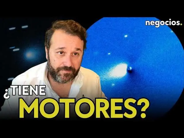 Fotografía del cometa 3I/Atlas captada por el Telescopio Óptico Nórdico, mostrando sus inusuales colas orientadas en direcciones opuestas.<br>                        <br>                        <br>                        <br>                      