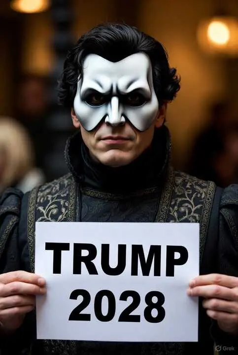 Trump agita el debate constitucional al difundir una imagen con el lema «Trump 2028»