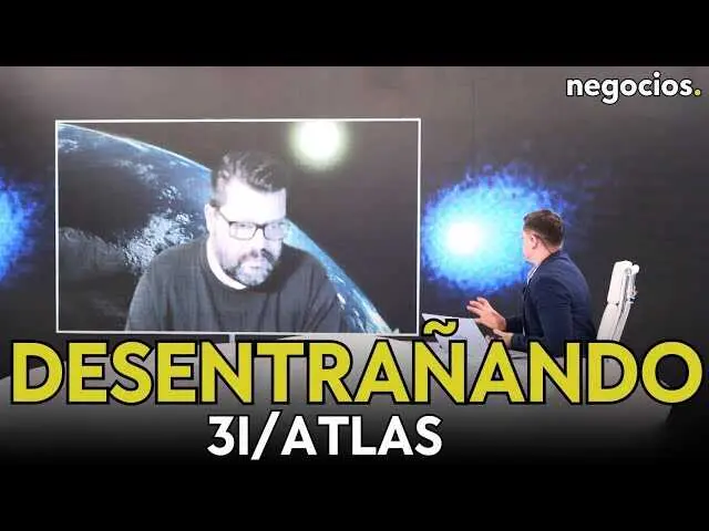 Imagen del cometa 3I/ATLAS captada desde un telescopio durante su paso cercano al Sol.<br>                        <br>                        <br>                        <br>                      