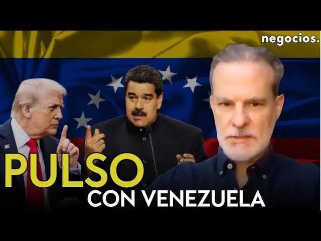 Fotograf&iacute;a oficial de la entrevista en Negocios TV con Eduardo Irastorza, destacando el an&aacute;lisis geopol&iacute;tico y la presencia militar estadounidense frente a Venezuela.<br>                        <br>                        <br>                        <br>                      