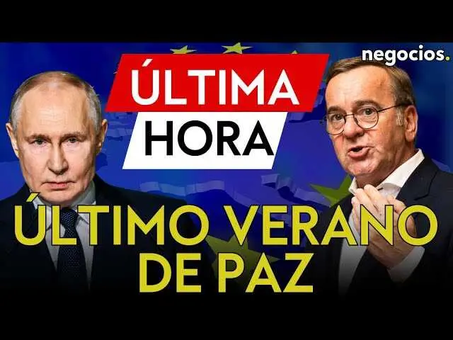 Ministro de Defensa alemán Boris Pistorius durante una rueda de prensa sobre seguridad y defensa nacional en Berlín.<br>                        <br>                        <br>                        <br>                      