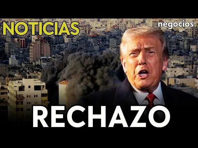 Captura del vídeo de Negocios TV mostrando un mapa mundial con foco en Oriente Medio, Asia-Pacífico y Europa, resaltando los puntos calientes de la actualidad geopolítica.<br>                        <br>                        <br>                        <br>                      