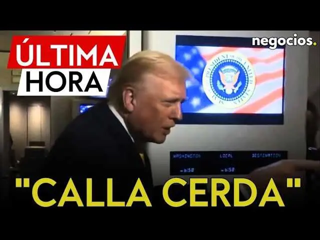 Captura del video donde Donald Trump responde de forma polémica a una periodista durante rueda de prensa<br>                        <br>                        <br>                        <br>                      