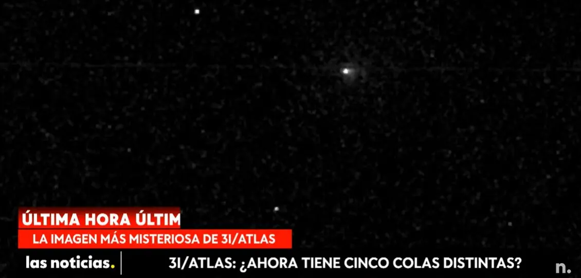 La imagen más misteriosa de 3I/Atlas: ¿Ahora tiene cinco colas distintas?