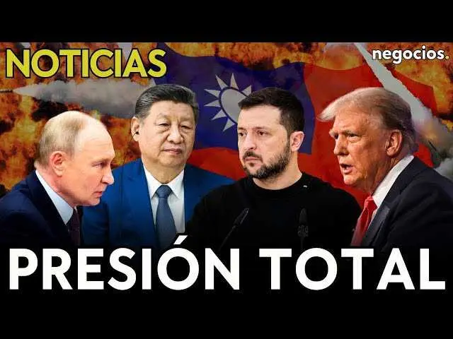 Imagen representativa del video con titulares sobre las tensiones geopolíticas y económicas recientes en China, Ucrania y Argentina.<br>                        <br>                        <br>                        <br>                      