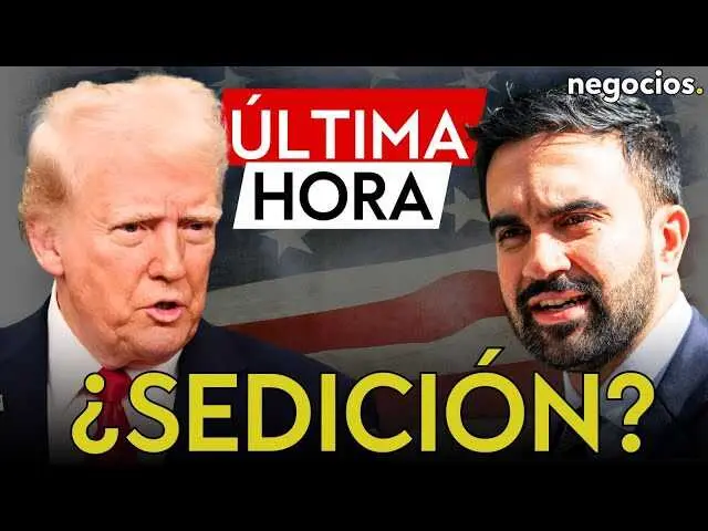 Donald Trump durante un discurso, en un contexto de alta tensión política en Estados Unidos<br>                        <br>                        <br>                        <br>                      