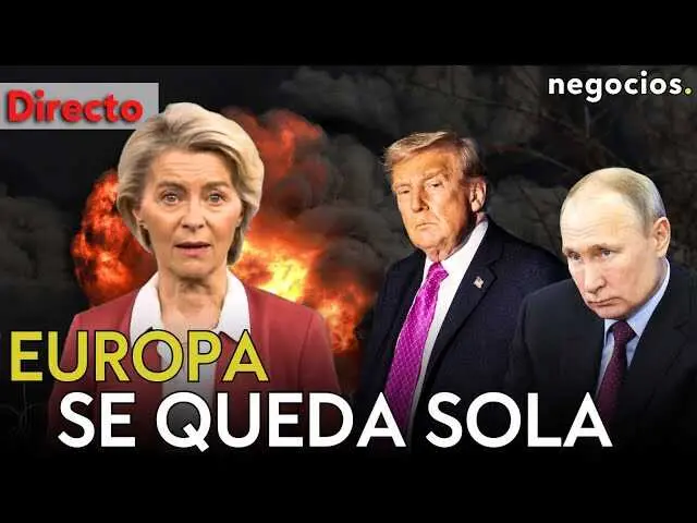 Imagen que muestra a los líderes europeos y sudafricanos durante la rueda de prensa en Johannesburgo<br>                        <br>                        <br>                        <br>                      
