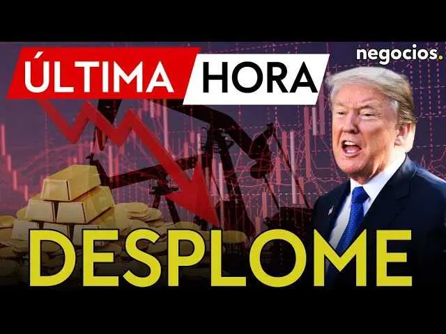 Gráficos de caída en los precios del petróleo y el oro tras las noticias sobre las negociaciones de paz entre Rusia y Ucrania.<br>                        <br>                        <br>                        <br>                      