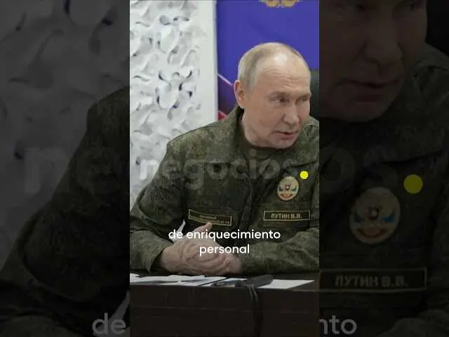 Thumbnail del video donde Putin denuncia a los líderes ucranianos como 'tronos de oro' en medio del conflicto bélico.<br>                        <br>                        <br>                        <br>                      