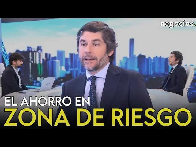 Captura del vídeo de Negocios TV en el que Félix de Gregorio analiza los riesgos del ahorro conservador frente a la inflación.<br>                        <br>                        <br>                        <br>                      