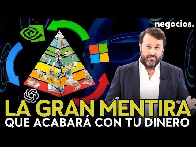 Ilustración que representa el crecimiento acelerado de la inteligencia artificial y su impacto en el mercado financiero.<br>                        <br>                        <br>                        <br>                      