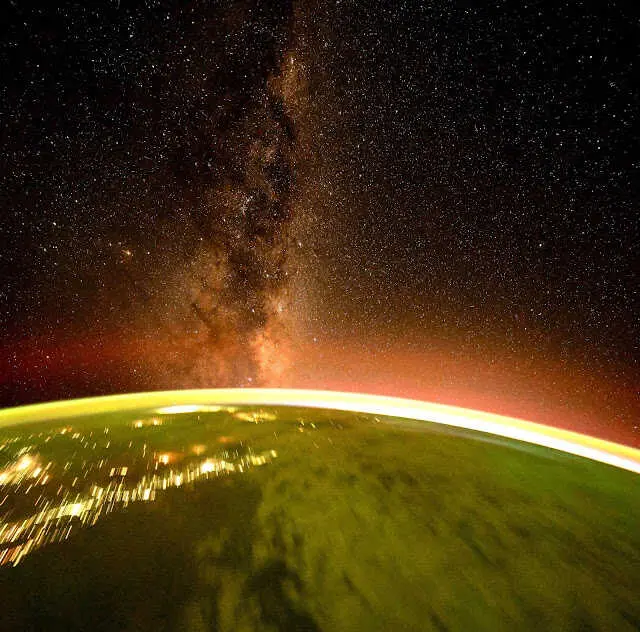 Expedition 72 flight engineer and NASA astronaut Don Pettit has captured spectacular views of a "starry night from an orbital palette". In this series of images, you can see the Earth's vibrant airglow, the Milky Way, and two neighboring galaxies—the Large Magellanic Cloud (LMC) and the Small Magellanic Cloud (SMC) visible in the Earth's southern hemisphere.