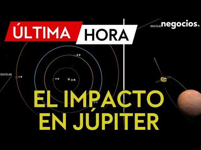 Imagen del objeto interestelar 3I/ATLAS captado en su paso por el sistema solar, cerca de Júpiter.<br>                        <br>                        <br>                        <br>                      