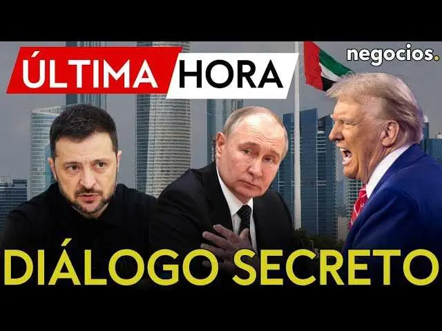 Imagen fija del vídeo que muestra la evolución del diálogo secreto entre Rusia y Ucrania impulsado por Estados Unidos.<br>                        <br>                        <br>                        <br>                      