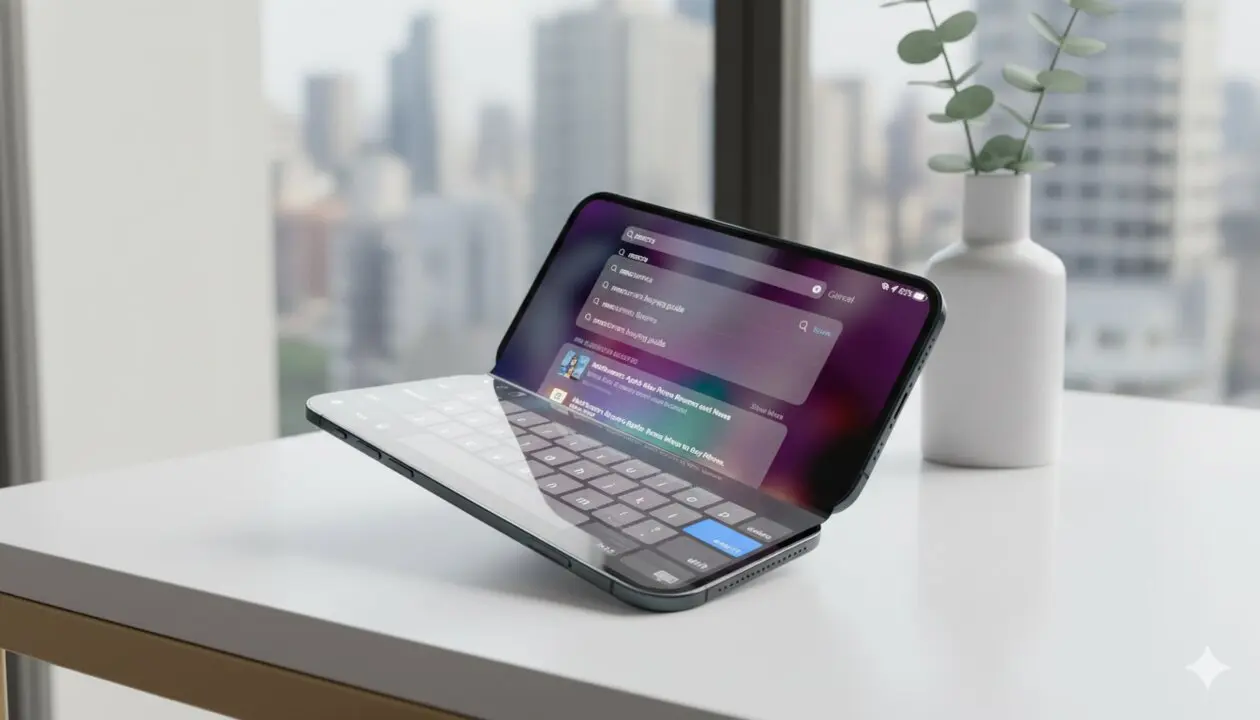 Generated Image - iphone plegable