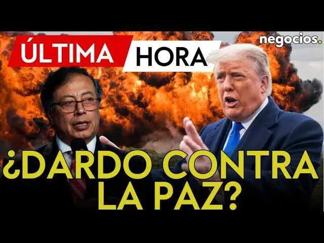 El presidente Gustavo Petro en una conferencia de prensa, acompañado por el fondo simbólico de la paz y la diplomacia.<br>                        <br>                        <br>                        <br>                      