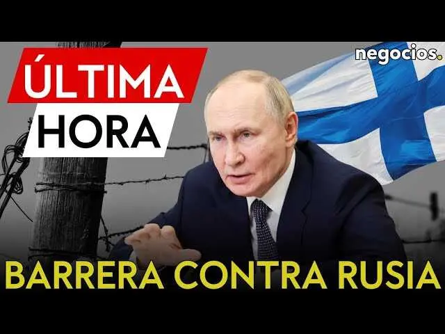 Imagen muestra un segmento de la frontera entre Finlandia y Rusia donde se está construyendo la valla de 200 km como respuesta a la presión migratoria atribuida a Moscú.<br>                        <br>                        <br>                        <br>                      