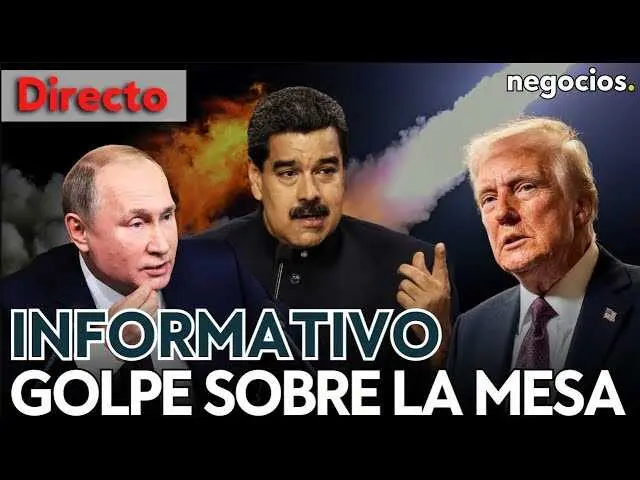 Captura del vídeo informativo de Negocios TV donde se destacan las figuras de Rusia, Nicolás Maduro y el análisis científico del visitante interestelar 3I/ATLAS.<br>                        <br>                        <br>                        <br>                      