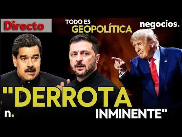 Miniatura del vídeo con momentos claves: mapas de conflicto, líderes políticos y símbolos militares que resumen la compleja situación geopolítica actual.<br>                        <br>                        <br>                        <br>                      