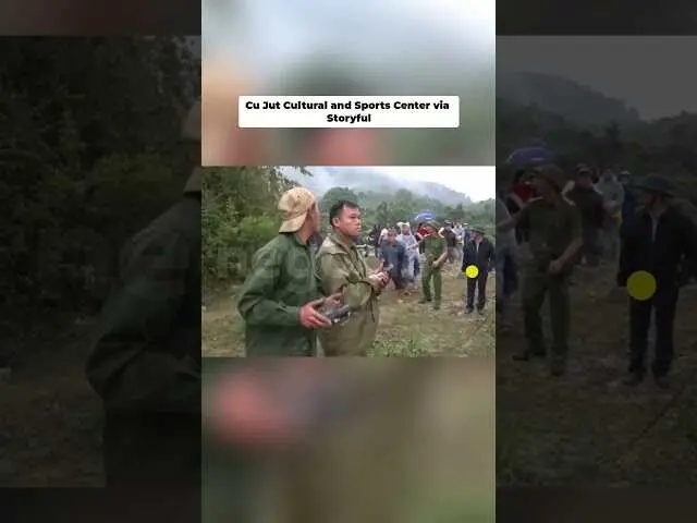 Captura del dron en vuelo durante el rescate en las inundaciones de Vietnam.<br>                        <br>                        <br>                        <br>                      