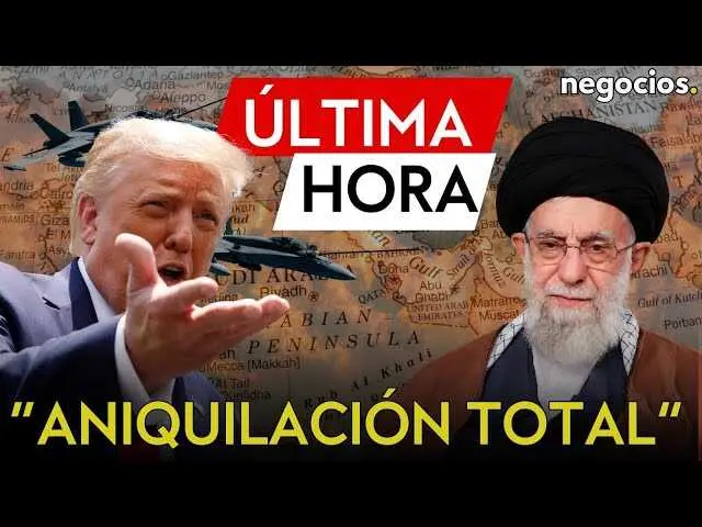 Captura del video publicado por Negocios TV, mostrando a Donald Trump en un discurso reciente.<br>                        <br>                        <br>                        <br>                      