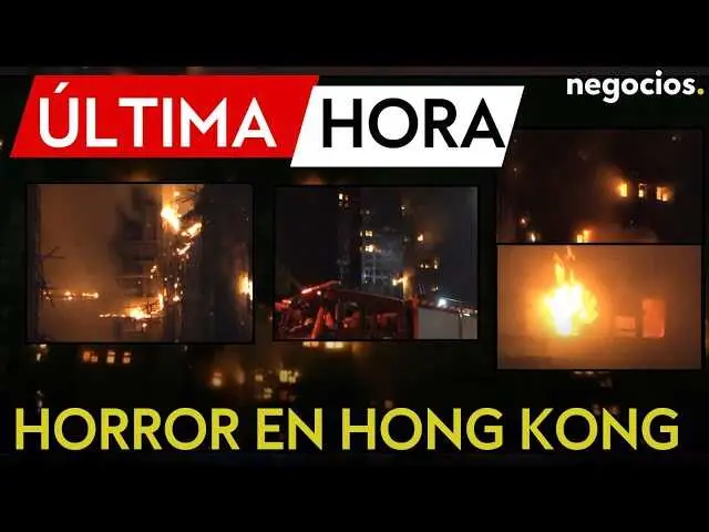 Imagen del incendio masivo en un bloque residencial de Hong Kong, que ha dejado devastación y múltiples víctimas<br>                        <br>                        <br>                        <br>                      