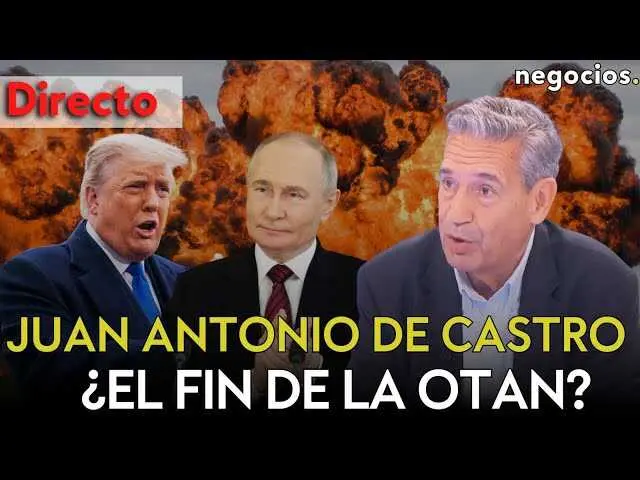 Juan Antonio de Castro analizando en directo las tensiones geopolíticas entre Rusia, Ucrania, Irán y la OTAN en Negocios TV.<br>                        <br>                        <br>                        <br>                      