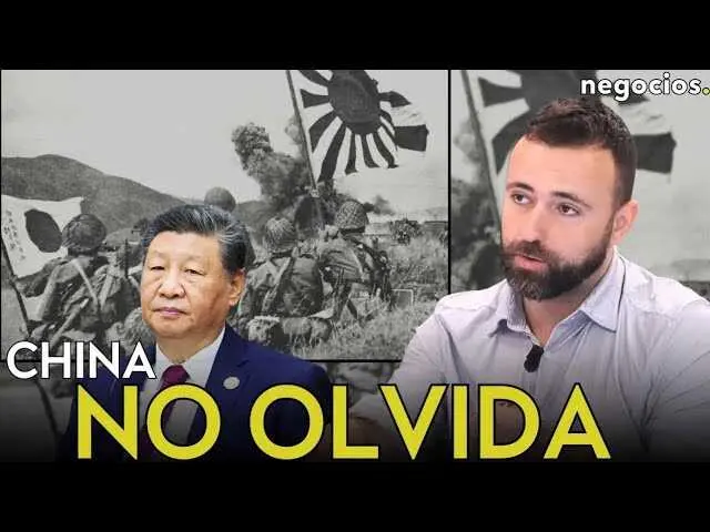 Captura del vídeo de Negocios TV donde Jasiel Paris analiza la rivalidad entre China y Japón sobre Taiwán<br>                        <br>                        <br>                        <br>                      