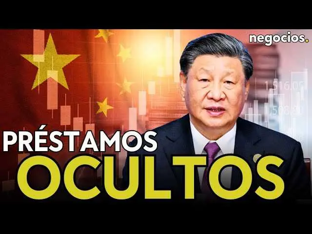 Imagen ilustrativa de la influencia financiera y tecnológica de China en el mundo, con un mapa mundial y símbolos de deuda y tecnología.<br>                        <br>                        <br>                        <br>                      