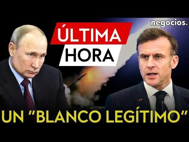 Imagen destacada del vídeo donde se presenta la advertencia de Rusia a Francia sobre su posible implicación en la guerra de Ucrania.<br>                        <br>                        <br>                        <br>                      