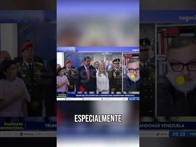 Thumbnail del video de Negocios TV donde Aristegui afirma que Venezuela es una narcodictadura.<br>                        <br>                        <br>                        <br>                      