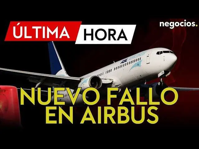 Imagen del avión Airbus A320 en vuelo, representando la flota afectada por los recientes fallos técnicos.<br>                        <br>                        <br>                        <br>                      
