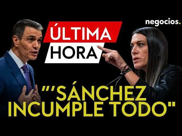 Míriam Nogueras, portavoz de Junts per Catalunya, durante una rueda de prensa en la que critica al gobierno de Pedro Sánchez.<br>                        <br>                        <br>                        <br>                      