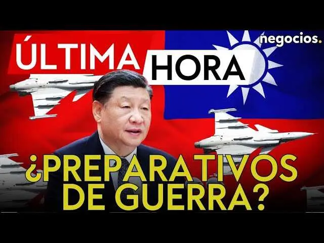 Avión militar chino sobrevuela el Estrecho de Taiwán durante ejercicios de simulacro.<br>                        <br>                        <br>                        <br>                      