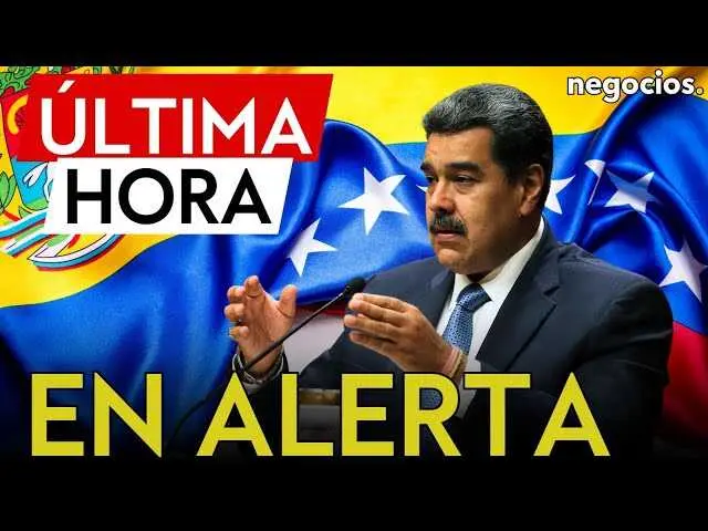 Fotografía del presidente Nicolás Maduro acompañada de elementos visuales que reflejan tensión y vigilancia.<br>                        <br>                        <br>                        <br>                      