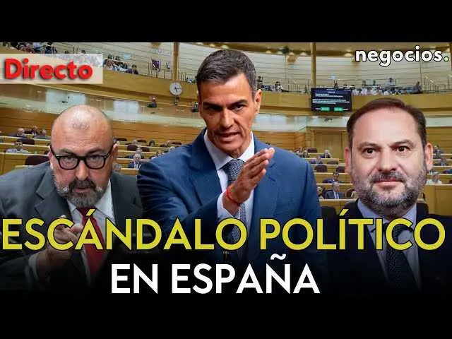 Miniatura del vídeo que muestra a Pedro Sánchez con expresión seria durante una sesión parlamentaria, enmarcado junto a José Luis Ábalos.<br>                        <br>                        <br>                        <br>                      
