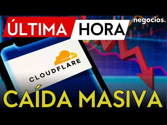 Imagen compacta que representa la caída global de servicios digitales vinculados a la infraestructura de Cloudflare.<br>                        <br>                        <br>                        <br>                      