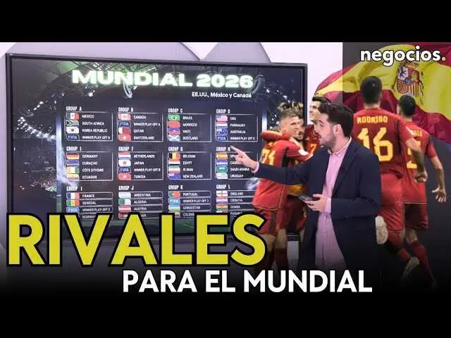 Imagen alusiva al sorteo del Mundial 2026 con logos de las selecciones y el balón oficial del torneo.<br>                        <br>                        <br>                        <br>                      