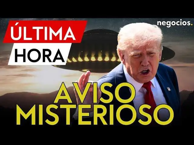 Miniatura del vídeo mostrando a Donald Trump con imágenes que sugieren información relacionada con OVNIs y desclasificación.<br>                        <br>                        <br>                        <br>                      
