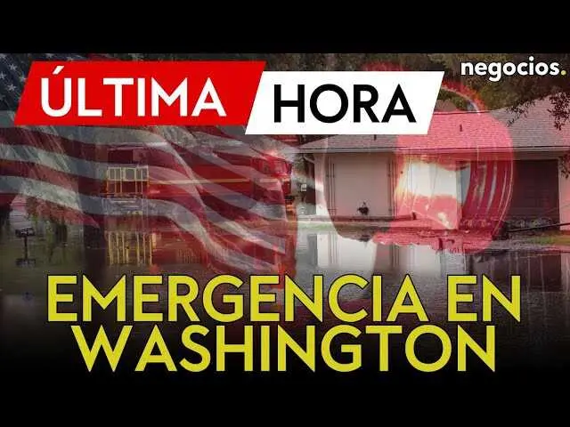 Zona del estado de Washington afectada por lluvias intensas y evacuaciones masivas en proceso.<br>                        <br>                        <br>                        <br>                      