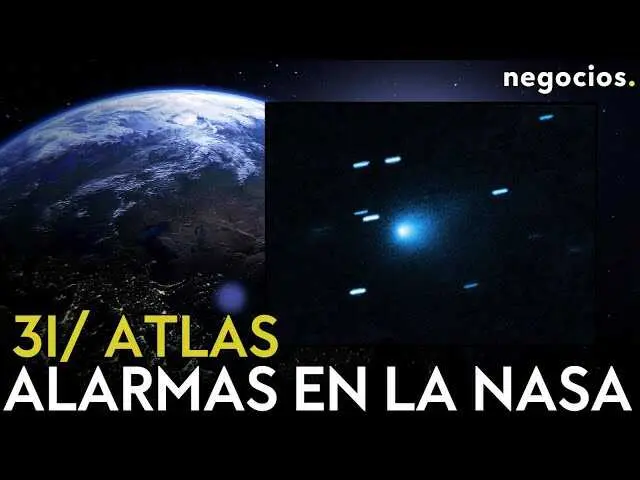 Imagen del cometa 3I/ATLAS captada por telescopio espacial mostrando actividad visible durante su acercamiento al Sistema Solar.<br>                        <br>                        <br>                        <br>                      