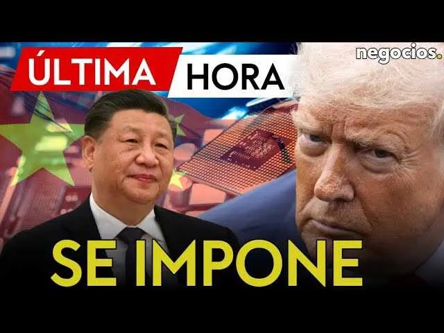 Imagen que muestra la portada del vídeo donde se anuncia la restricción de Nvidia para ventas en China bajo mandato de Trump<br>                        <br>                        <br>                        <br>                      