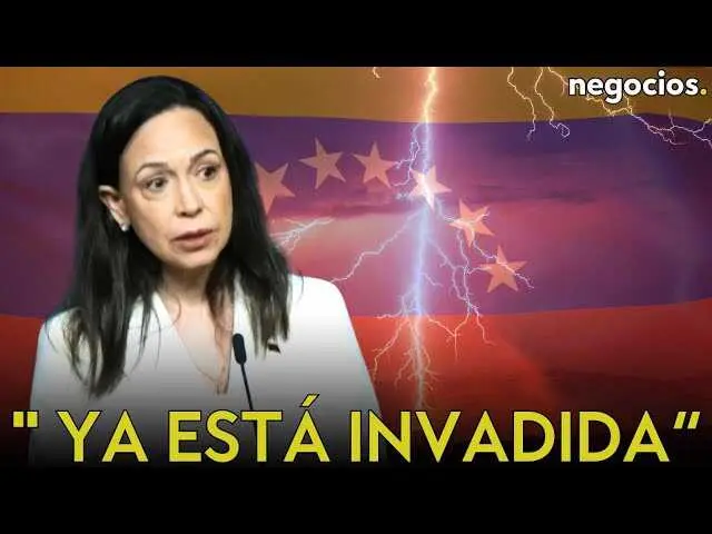Mar&iacute;a Corina Machado en su intervenci&oacute;n en Oslo, resaltando la situaci&oacute;n de Venezuela ante la comunidad internacional.<br>                        <br>                        <br>                        <br>                      