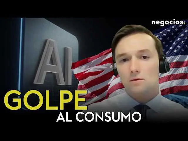 Thumbnail del vídeo que muestra a Edward Williams analizando la exposición de la economía estadounidense a la Inteligencia Artificial en el mercado actual.<br>                        <br>                        <br>                        <br>                      