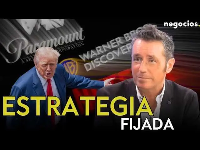 Miniatura del v&iacute;deo que muestra el logo de Paramount y Warner Bros sobre un fondo de gr&aacute;ficos burs&aacute;tiles.<br>                        <br>                        <br>                        <br>                      