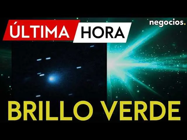Imagen captada por el telescopio Gemini Norte mostrando el cometa 3I/ATLAS con su caracter&iacute;stico resplandor verde.<br>                        <br>                        <br>                        <br>                      